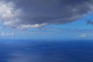 Himmel, Wolken, Meer, Ozean, blau, Wetter
