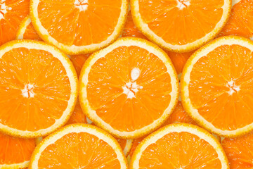 texture of sliced orange slices