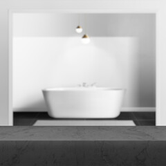 Naklejka na ściany i meble Bathroom product backdrop, interior background image