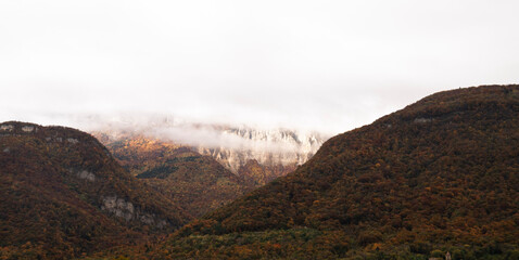 sunrise over the mountains
