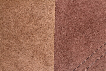 texture of high-quality leather suede
