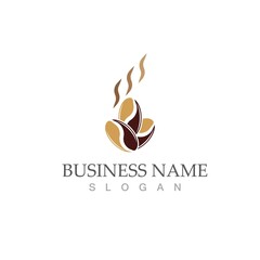 coffee bean icon vector