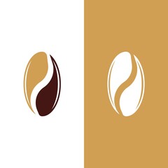 coffee bean icon vector