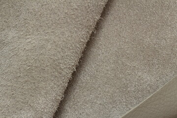 texture of high-quality leather suede