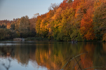 Herbst in der Lausitz- Stausee Sohland/Spree