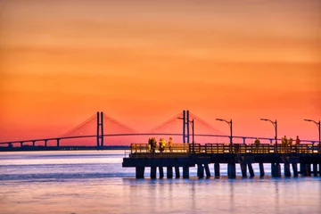 Zelfklevend Fotobehang Sydey Lanier Bridge © Ercan Ekinci