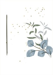 rustic wedding invitations on white background 