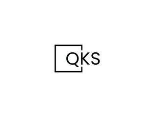 QKS letter initial logo design vector illustration