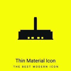 Art minimal bright yellow material icon