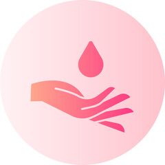 Hand Cream gradient icon