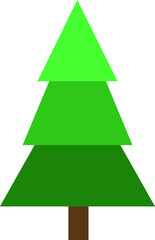 green christmas tree