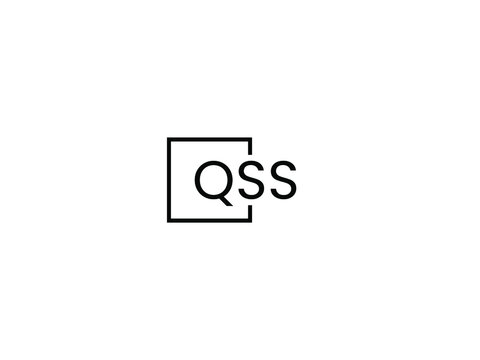 QSS letter initial logo design vector illustration