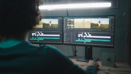 Video editor using professional software