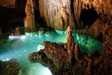 Wishing well Luray Caverns, Virginia USA