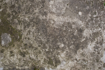 Pattern of old concrete floor , dirt, stains, moss.