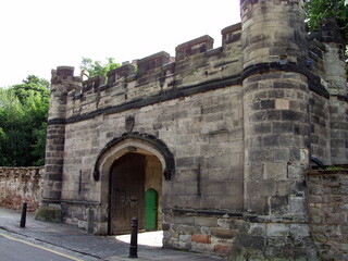 Tamworth castle gate house. Tamworth, Staffordshire, England.