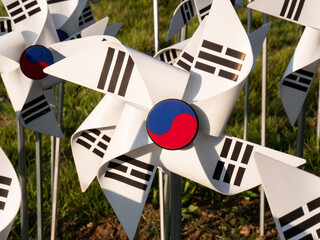 Taegeukgi South Korean Flag pinwheel 