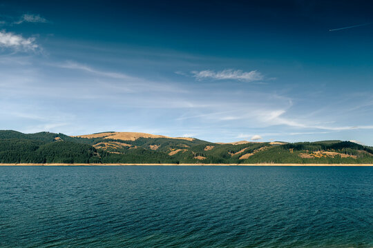 Vidra Lake in Parang Mountains, Romania.