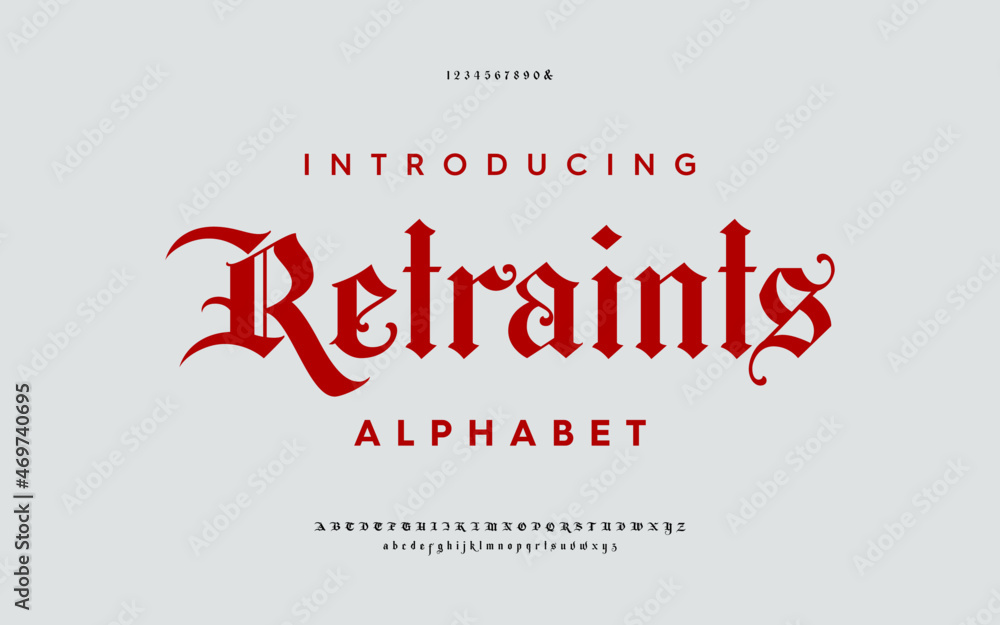 Poster lettering minimal designs. elegant serif alphabet letters font and number. typography fonts regular,
