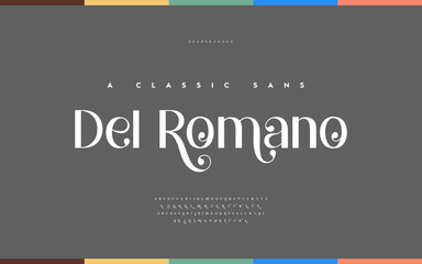 Vintage and classic alphabet font set design. Vector illustration typeface. Decorative serif fonts collection. Ligature collective designs.