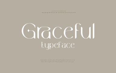 Vintage and classic alphabet font set design. Vector illustration typeface. Decorative serif fonts collection. Ligature collective designs.