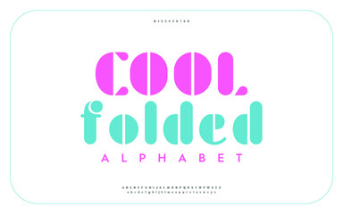 Typography technology electronic future creative font. Alphabet designs fonts set a to z. Decorative rounded fonts typeface.