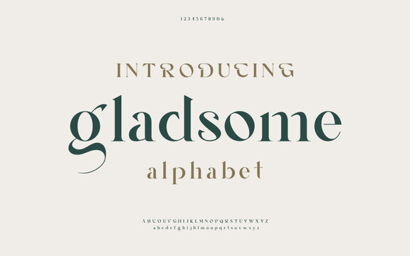 Vintage and classic alphabet font set design. Vector illustration typeface. Decorative serif fonts collection. Ligature collective designs.