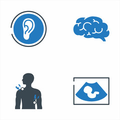 Medical And Treatment Icon Set 9