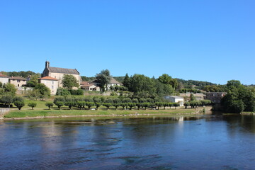 Fototapeta na wymiar Saint Victurnien is a commune on the river la vienne, in the Haute Vienne department of France.