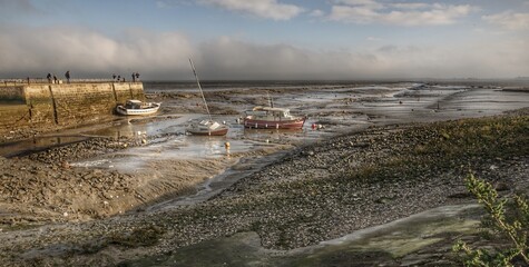 Port à l'île de Ré en hiver