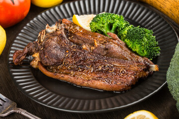 Delicious roast lamb chop，roast mutton