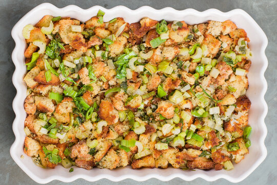 Tray with keto stuffing