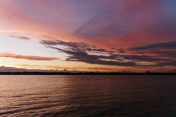 Obraz premium sunset at the beach