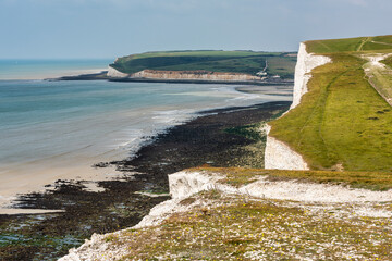 Seven Sisters country park in East Sussex, England