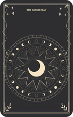 vintage vintage style deck of tarot cards. magical predictions of the future, mysterious characters.