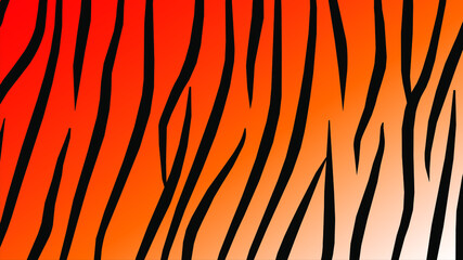 Seamless pattern with tiger stripes. Animal print.