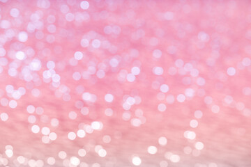 Christmas and New Year festive bokeh background. Abstract bokeh blurred light. Space for holiday text