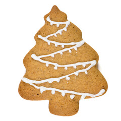 Gingerbread Christmas tree cookie