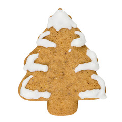 Gingerbread Christmas tree cookie