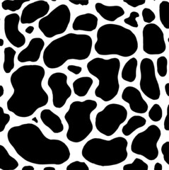 Pattern of spots cow hide