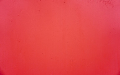 The red metal background is uniformly colored. Grunge texture