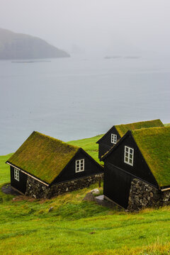 Some old and traditional houses on the Faroe Islands