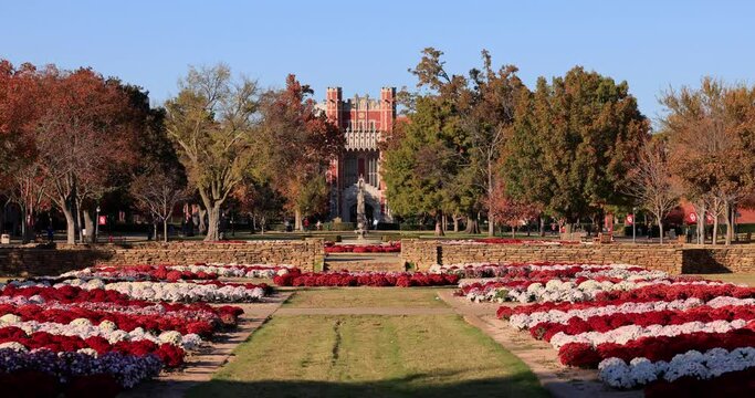 Exterior view of the Bizzell Memorial Library