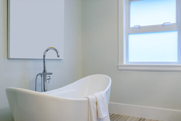 Fragment of a luxury bathroom