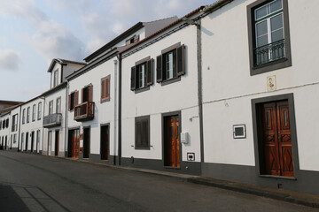 Ancient houses in the island of Graciosa, Azores
