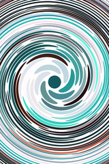 Retro spiral swirl background.