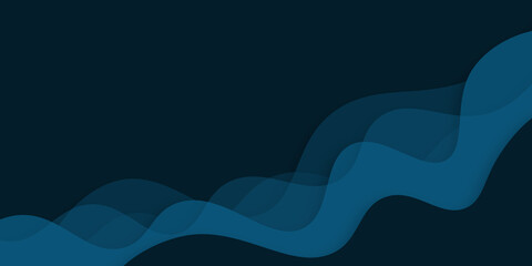 Abstract Blue geometric background. Modern background design. Liquid color. Fluid shapes composition. Fit for presentation design.