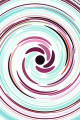 Retro spiral swirl background.