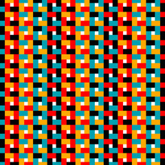 colorful basket weave seamless pattern abstract background vector