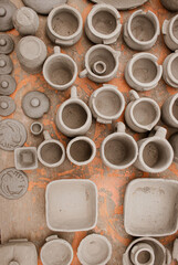 crafts clay pots